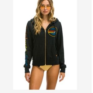 Aviator nation hoodie - charcoal